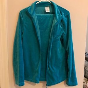 Teal velour lounge/active wear set